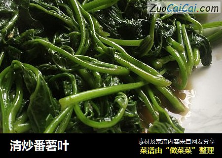清炒番薯叶