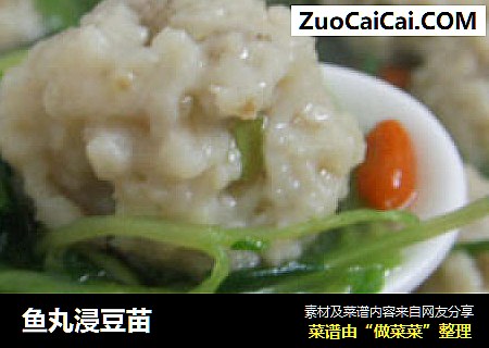鱼丸浸豆苗