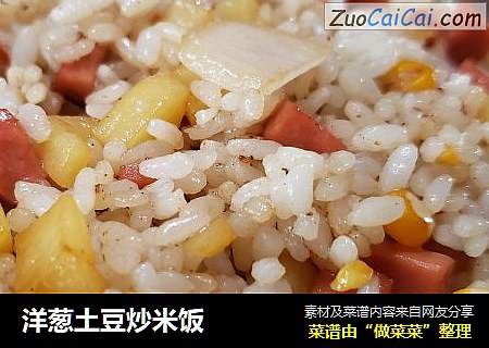 洋葱土豆炒米饭