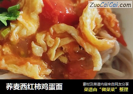 荞麦西红柿鸡蛋面