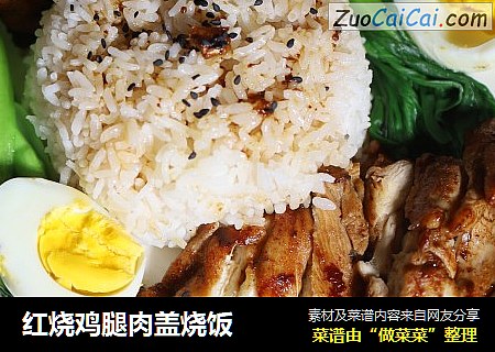 红烧鸡腿肉盖烧饭
