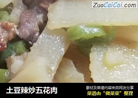 土豆辣炒五花肉