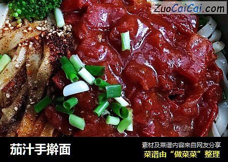 茄汁手擀面
