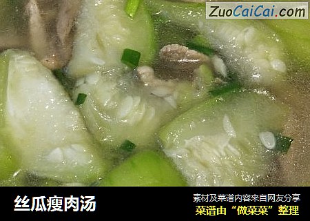 丝瓜瘦肉汤
