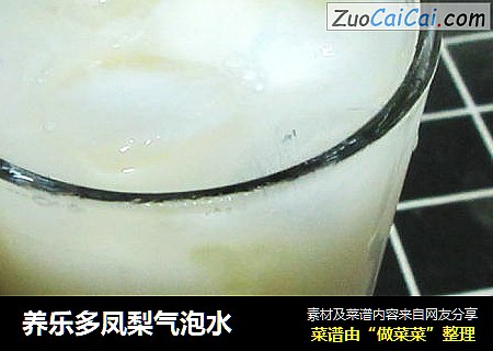养乐多凤梨气泡水
