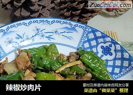 辣椒炒肉片