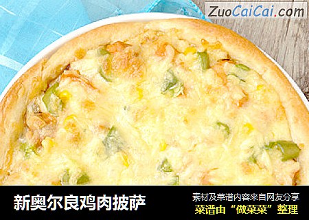 新奥尔良鸡肉披萨