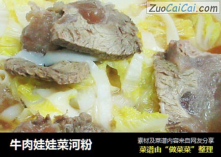 牛肉娃娃菜河粉