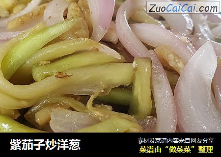 紫茄子炒洋葱