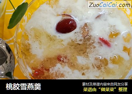 桃胶雪燕羹