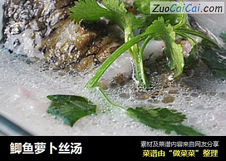 鲫鱼萝卜丝汤