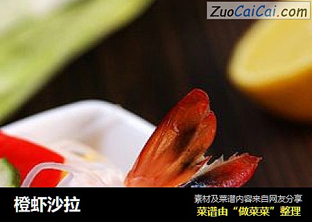 橙虾沙拉