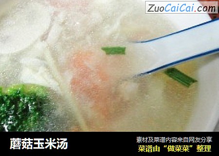 蘑菇玉米汤