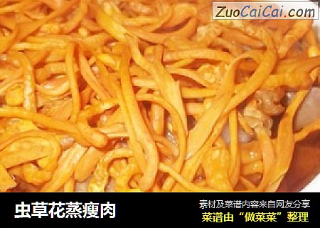 虫草花蒸瘦肉