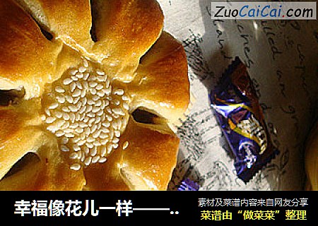 幸福像花儿一样——直接法红豆面包