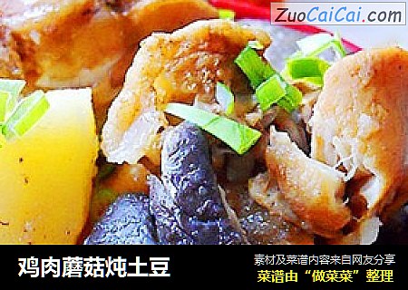 鸡肉蘑菇炖土豆