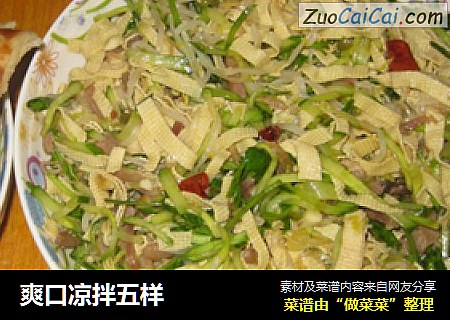 爽口凉拌五样