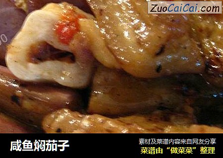 咸鱼焖茄子