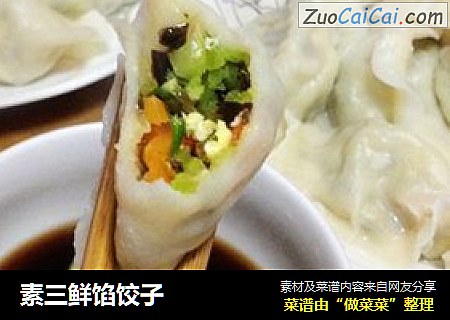 素三鲜馅饺子