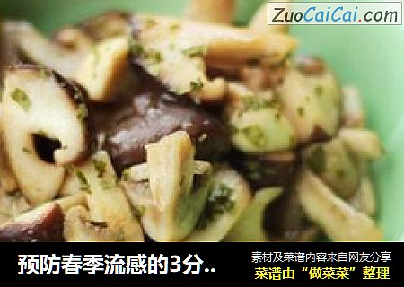 预防春季流感的3分钟快手小炒菜——【油醋双菇】