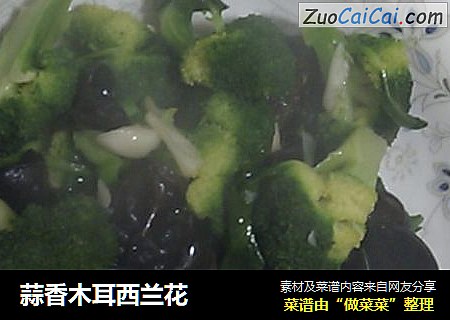 蒜香木耳西兰花