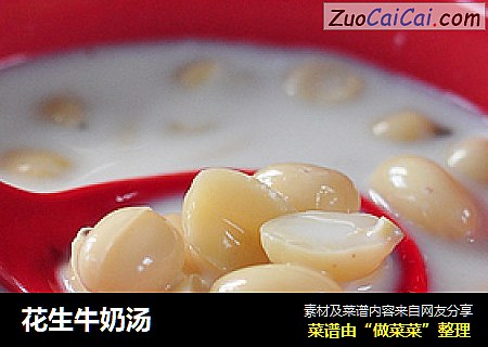 花生牛奶汤