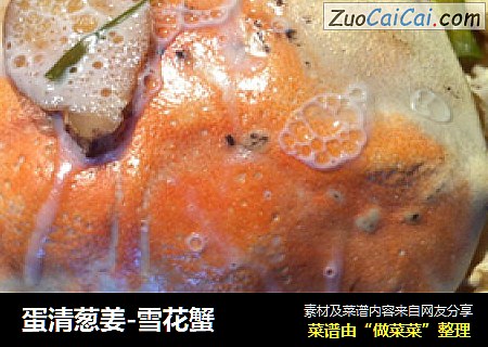 蛋清葱姜-雪花蟹