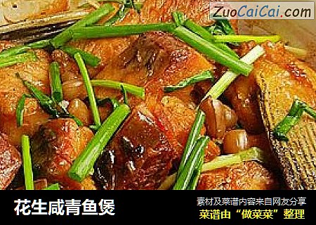 花生咸青鱼煲