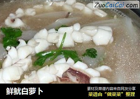 鲜鱿白萝卜