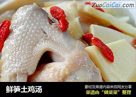 鲜笋土鸡汤