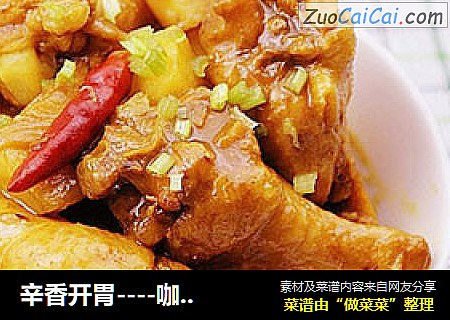 辛香开胃----咖喱土豆炖翅根