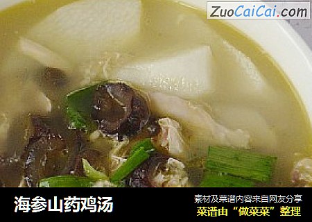 海参山药鸡汤