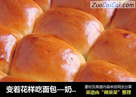 变着花样吃面包—奶香小排包