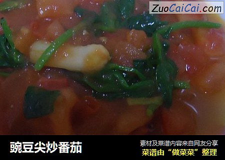 豌豆尖炒番茄