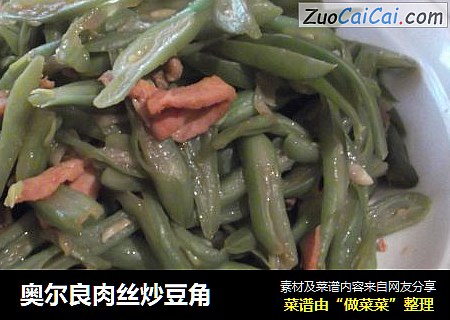 奥尔良肉丝炒豆角