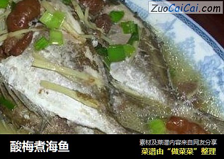 酸梅煮海鱼