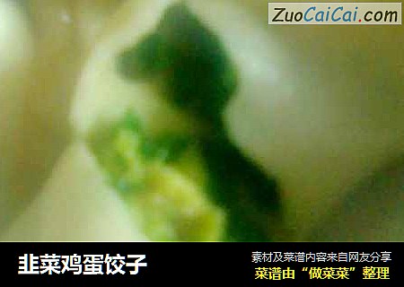 韭菜鸡蛋饺子