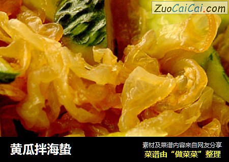 黄瓜拌海蛰