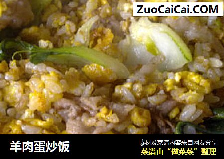 羊肉蛋炒饭