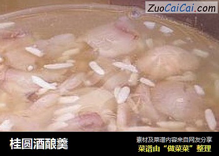 桂圆酒酿羹