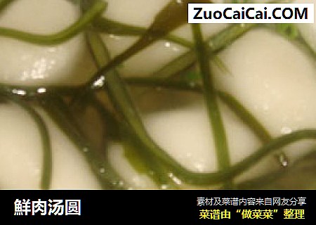 鮮肉汤圆