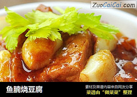 鱼腩烧豆腐