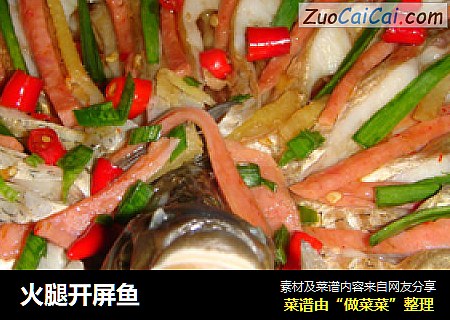 火腿开屏鱼