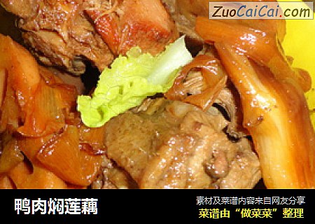 鸭肉焖莲藕