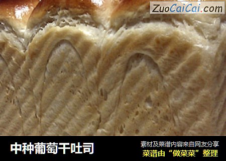 中种葡萄干吐司