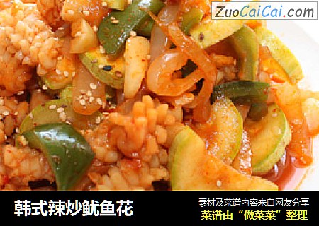 韩式辣炒鱿鱼花