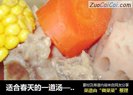 适合春天的一道汤——玉米排骨汤