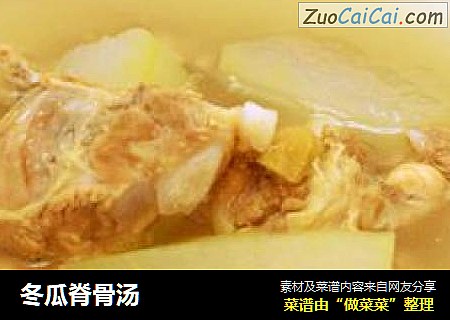 冬瓜脊骨汤