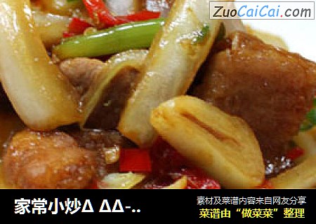 家常小炒Δ ΔΔ---- 白菜小炒肉