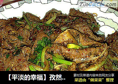 【平淡的幸福】孜然羊肉